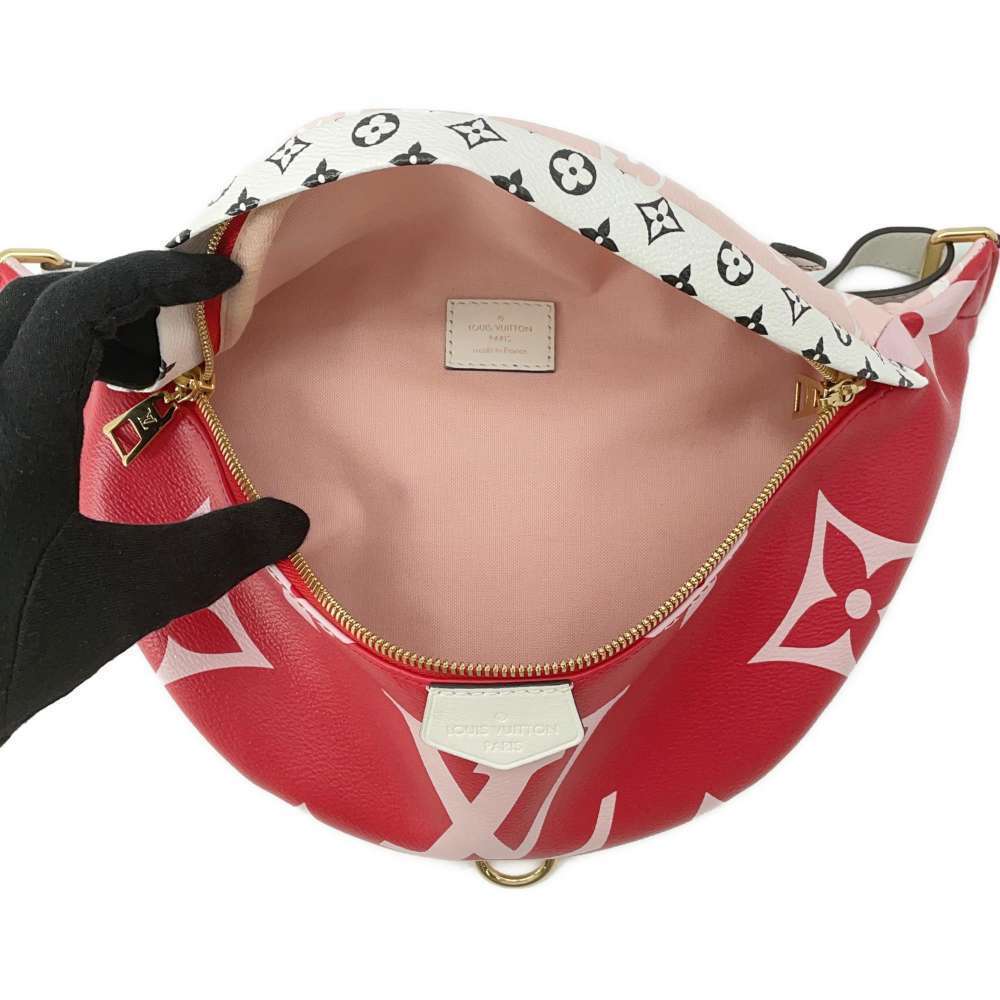 Louis Vuitton Red Bumbag Bag Clutch Giant Waist Monogram View 5